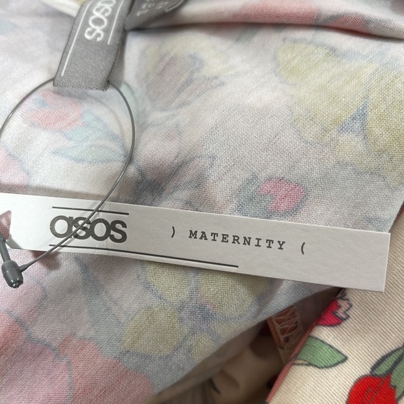 ASOS MATERNITY FLORAL DRESS SIZE 4 NEW - Picture 7 of 9